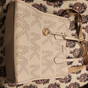 Michael Kors Cream Tote Bag